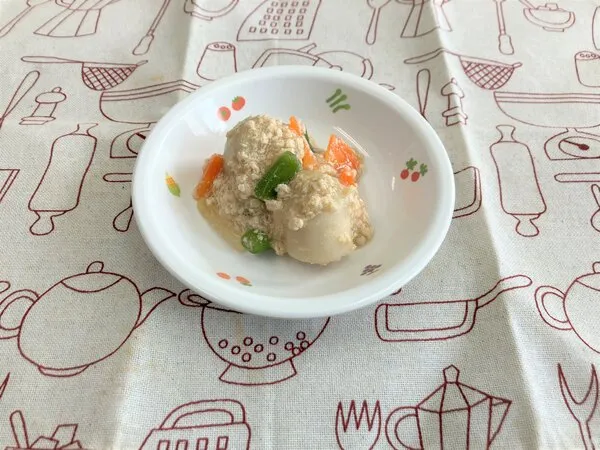 里芋と野菜のそぼろ煮