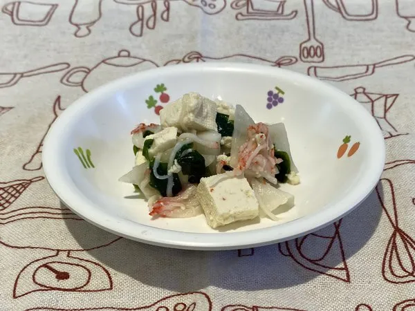 豆腐サラダ
