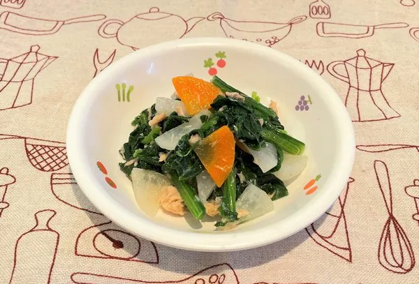 ほうれん草のツナ和え